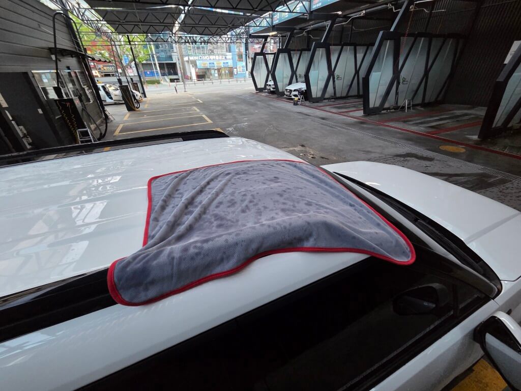 실외 세차 드라잉