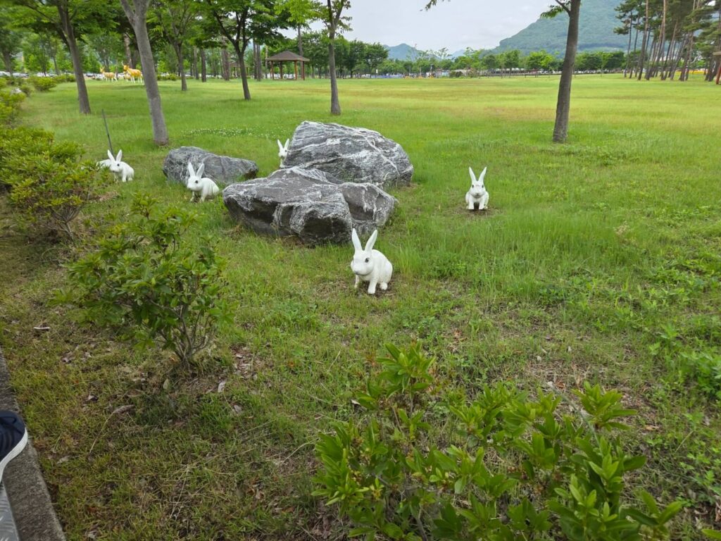 황산공원 미니기차