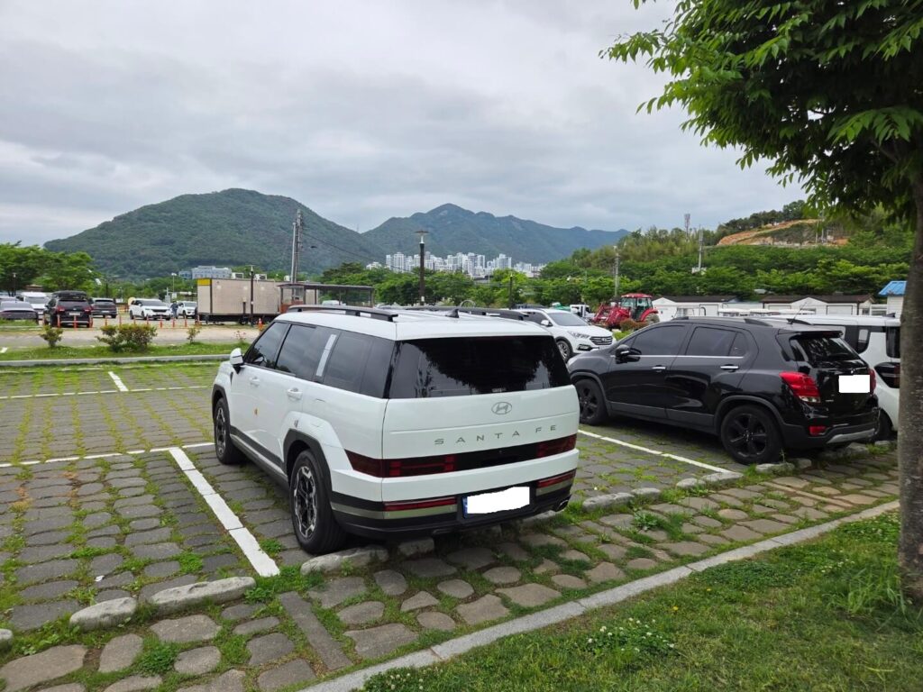 황산공원 캠크닉존 주차팁