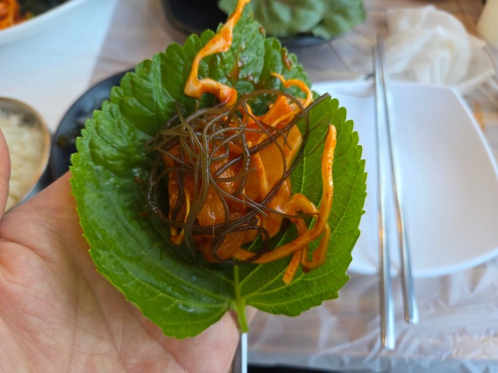 경주맛집 현대쌈밥 메뉴